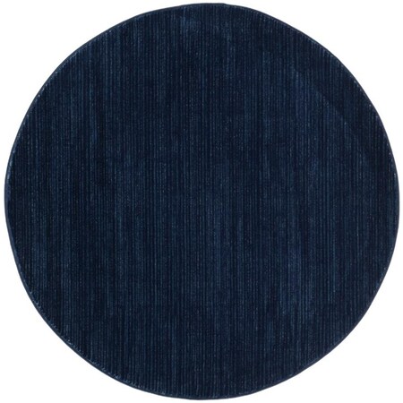 Safavieh 4 x 4 ft. Vision Round Power Loomed RugNavy VSN606N-4R